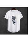 Erkek Ön Baskili T-shirt Plus Model